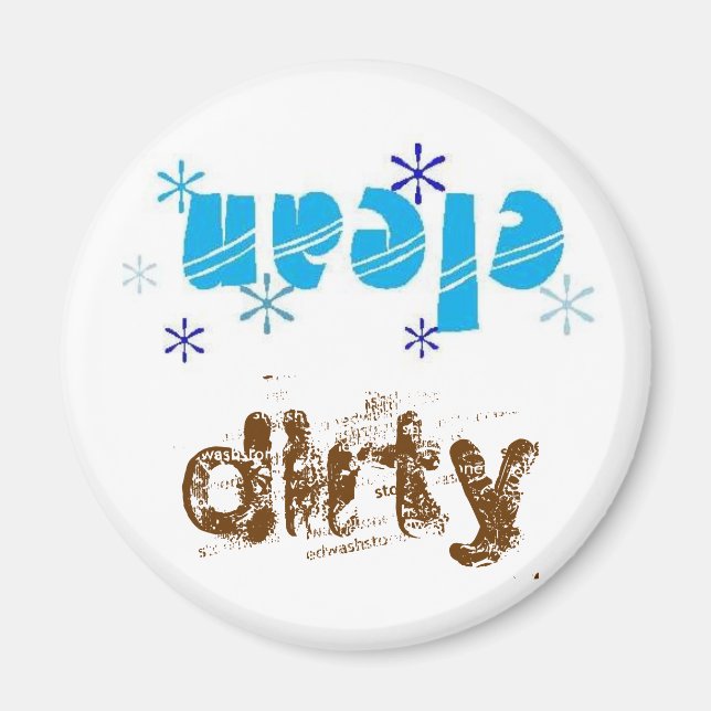 Retro dischasher magnet (Framsidan)