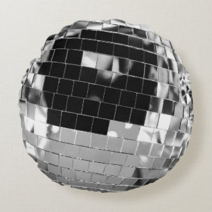 Retro Disco Boll Glam #1 #retro #wall #art Rund Kudde