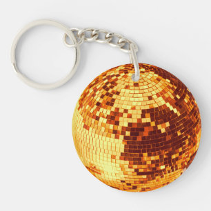 Retro disco boll gnistra glitter guld