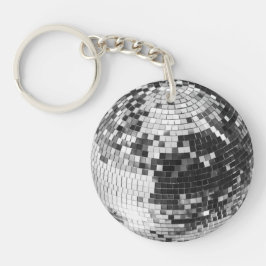 Retro disco boll gnistra glitter silver