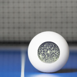 Retro Disco Boll - Grafisk Pingisboll