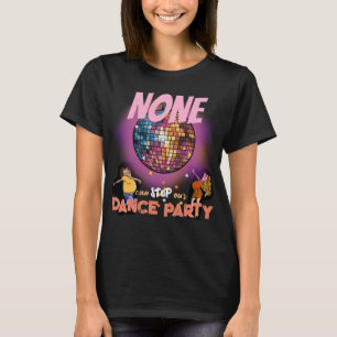 Retro Disco Dance Party - Funky 70s Tema T Shirt