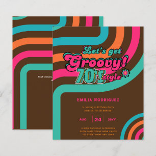 Retro Disco Dancing Birthday Boogie Groovy