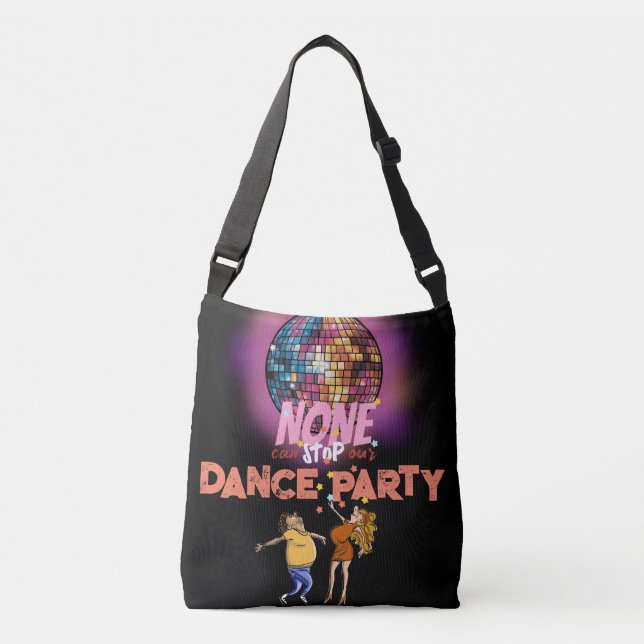 Retro Disco Dansfest Funky 70-tals Tema Axelväska (Framsida)