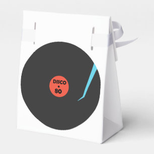 Retro Disco-favoritbox-musikpost Presentaskar