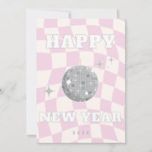 RETRO DISCO GOTT NYTT ÅR | Fotofamiljekort