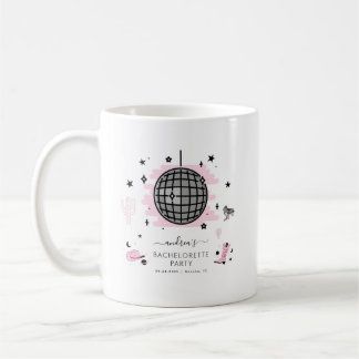 Retro Disco Möhippa Rymdcowgirl Rosa Kaffemugg