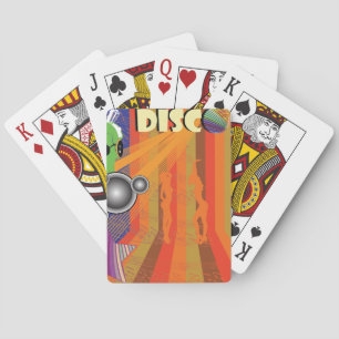 Retro Disco Party 70s Funk Art Casinokort