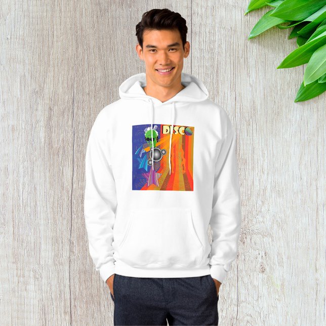 Retro Disco Party 70s Funk Art Hoodie (Skapare uppladdad)