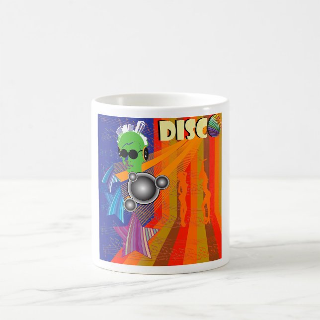Retro Disco Party 70s Funk Art Kaffemugg (Skapare uppladdad)