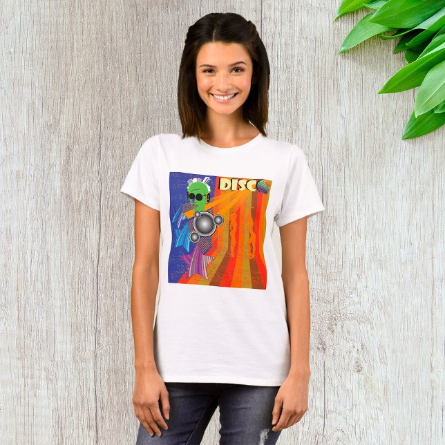 Retro Disco Party 70s Funk Art T Shirt (Skapare uppladdad)