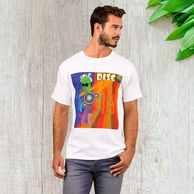Retro Disco Party 70s Funk Art T Shirt (Skapare uppladdad)