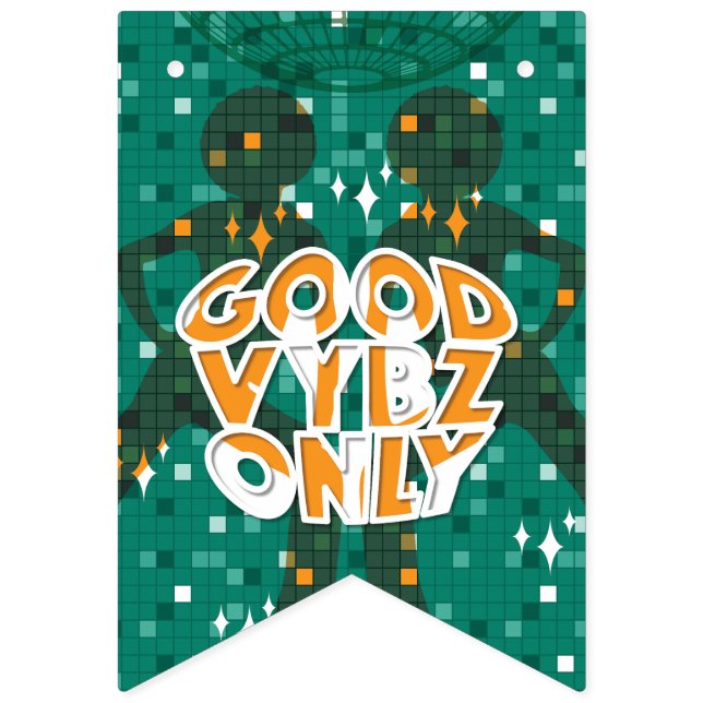 RETRO DISCO PARTY VIMPLAR (Första flaggan)