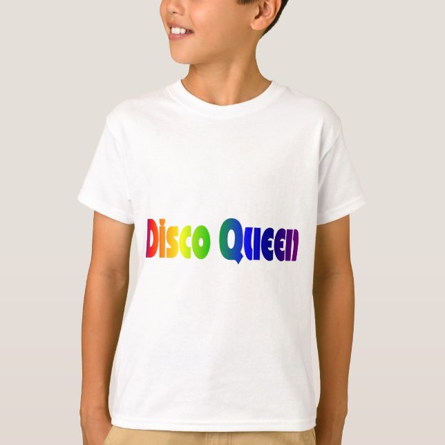 Retro Disco Queen T-shirt för barn (Framsida)