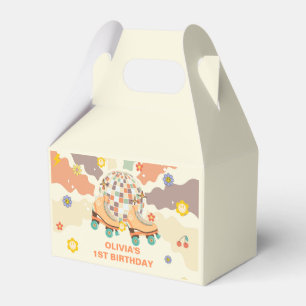 Retro Disco Roller Skate 1:a födelsedagen Presentaskar