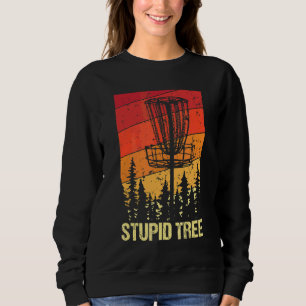 Retro Disk Golf Stupid Träd Vintage Frisbee Golf T Shirt