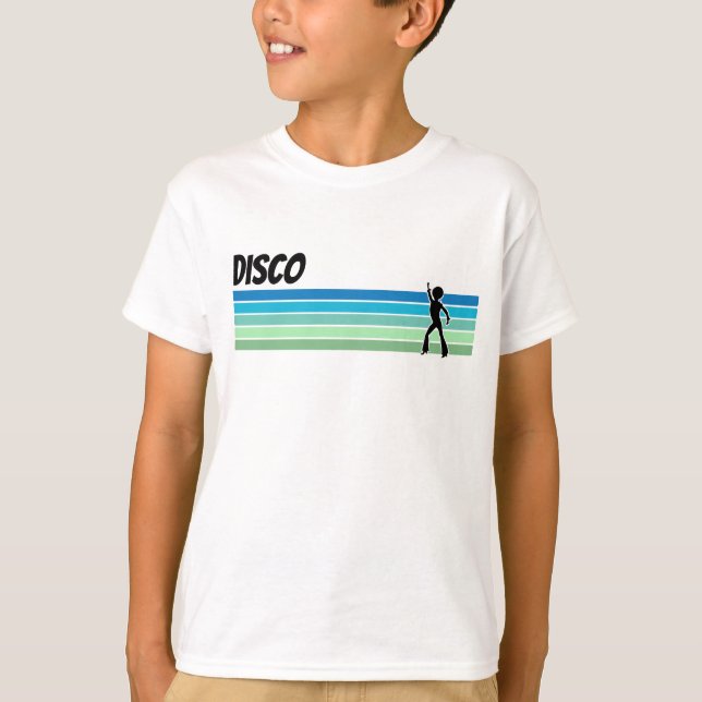 Retro disko tee shirt (Framsida)