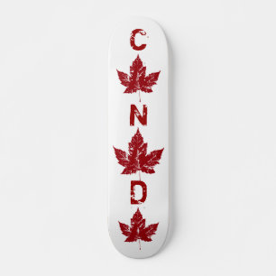 Retro Distress Canadamle Maple Löv Skateboard