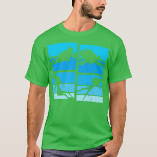 Retro Diving Scuba Diver T Shirt