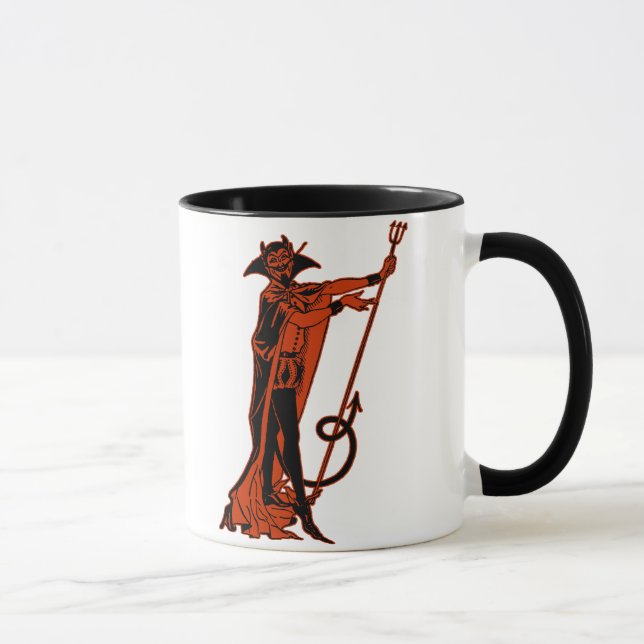 Retro Djävulen Mugg (Höger)