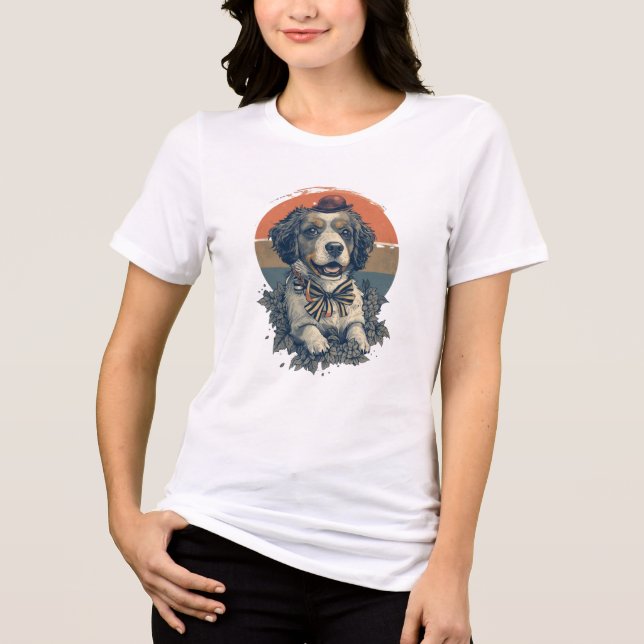Retro-djurfantast klassisk t-shirt (Framsida)