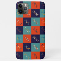 Retro DNA-genetik stambiologi mönster set