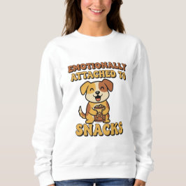 Retro Dog Snack Attachment Women’s Sweatshirt T Shirt