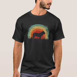 Retro Dogue De Bordeaux Vintage Rainbow Dog Men Wo T Shirt
