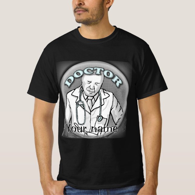 Retro doktor T-Shirt (Framsida)
