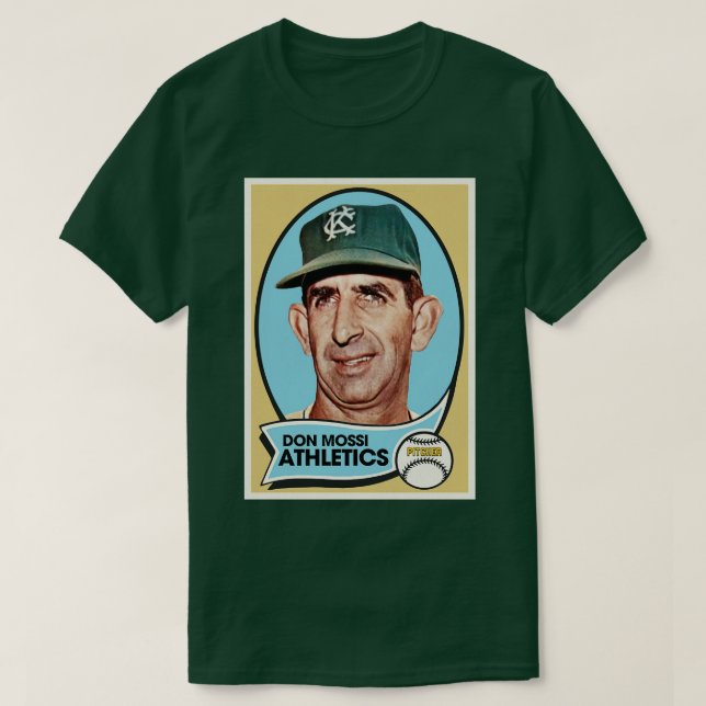 Retro Don Mossi Baseball d T Shirt (Design framsida)