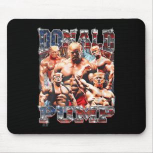 Retro Donald Pump Gym Collage Photo Meme Funny Musmatta