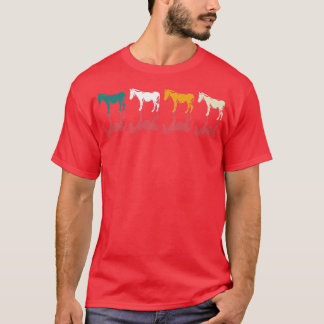 Retro Donkey Älskare Farmer Farm Animal Donkey T Shirt