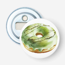 Retro Donut - Grönt Icing