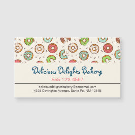 Retro Donut Mönster Cute Colorful Stil