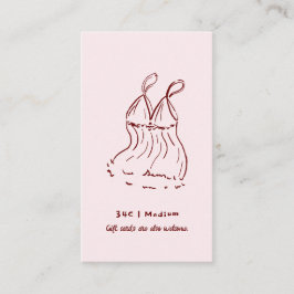 Retro Doodle | Storlek Möhippa i Lingerie Tilläggskort