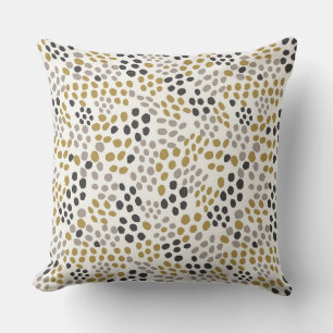 Retro Doted Mönster för Mid Century Design Kudde