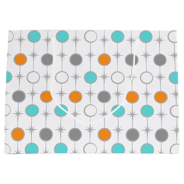 Retro Dots and Starbursts Gift Bag (Framsidan)