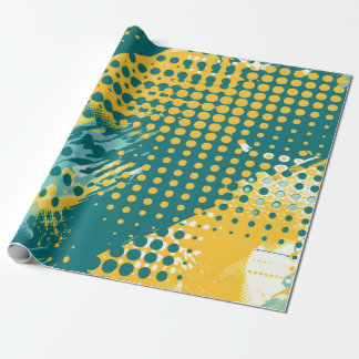 Retro Dotwave Presentpapper