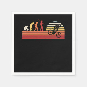 Retro Downhill Mountian Bike Vintage MTB Biker Pappersservett