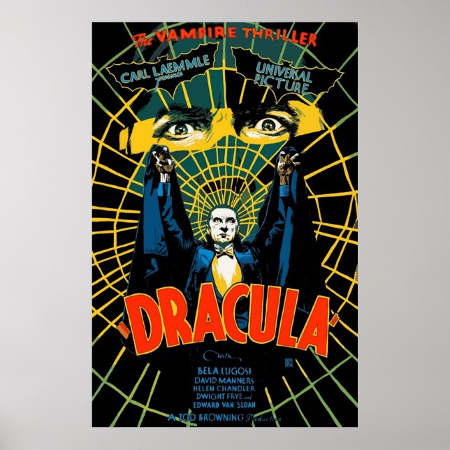 Retro Dracula Poster (Framsidan)
