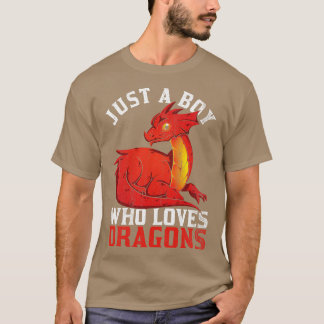 Retro Dragons Boy Dragon T Shirt