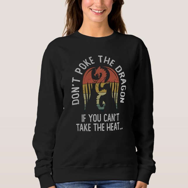 Retro Drakflygande mytologiska varelse T Shirt (Framsida)