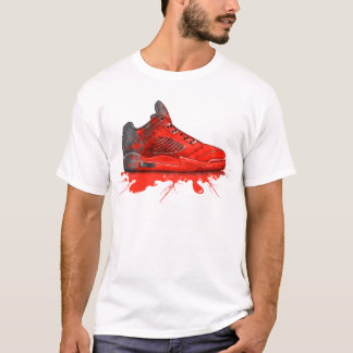Retro dräkt 2016 för luftJordanien (Crimson rött) Tee