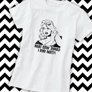Retro Drama-läsande Älskare-medlem T Shirt