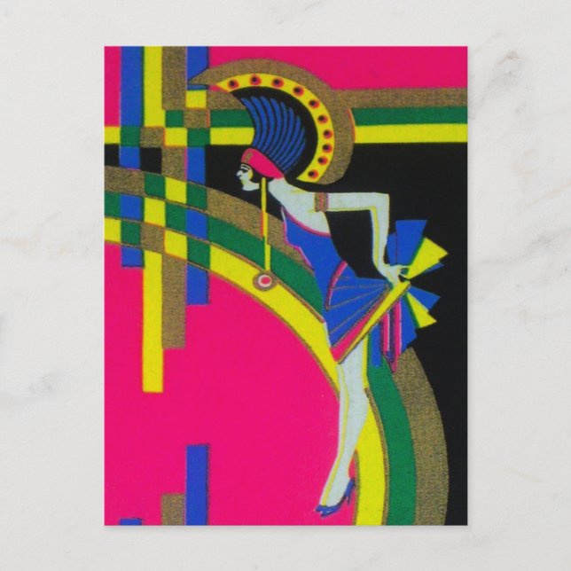 Retro Dream ~ vykort/inbjudningar Vykort (Framsida)