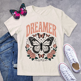 Retro Dreamer Butterfly och Ro T-Shirt