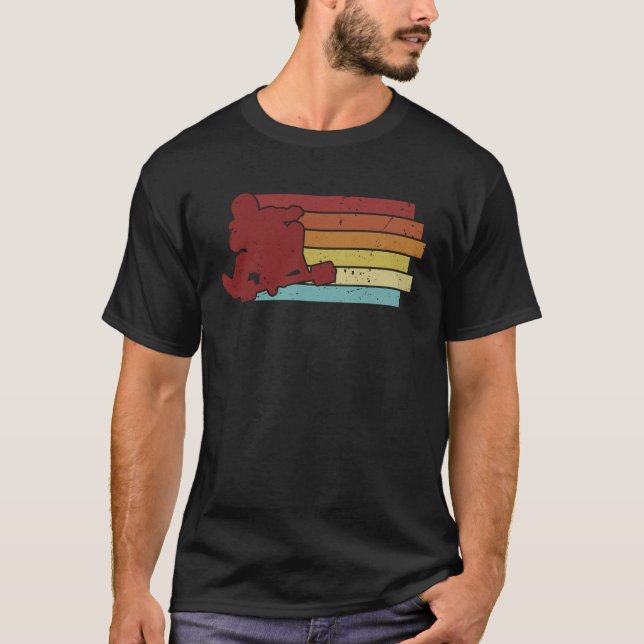 Retro Drifting Tricykl Motoriserad Trike Drifter D T Shirt (Framsida)