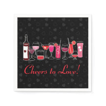 Retro drinkar Alla hjärtans dag-fest