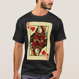 Retro drottning av hjärtor t shirt