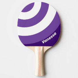 Retro druvräka lund cirkelrand med namn pingisracket